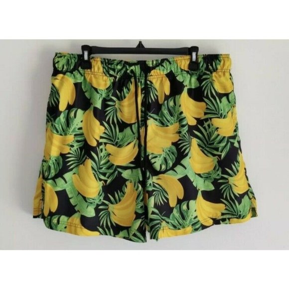 George Swim Trunks 3XL Banana Print - Picture 1 of 6